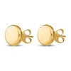 Thumbnail Image 2 of Button Disc Stud Earrings 14K Yellow Gold