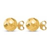 Thumbnail Image 2 of Faceted Ball Stud Earrings 14K Yellow Gold