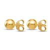 Thumbnail Image 2 of Ball Stud Earrings 14K Yellow Gold 4mm