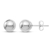 Thumbnail Image 1 of Ball Stud Earrings 14K White Gold 6mm