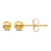 Thumbnail Image 1 of Ball Stud Earrings 14K Yellow Gold 3MM