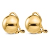 Thumbnail Image 2 of Clip-On Ball Stud Earrings 14K Yellow Gold