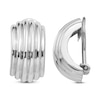 Thumbnail Image 1 of Clip-On Ball Hoop Earrings 14K White Gold