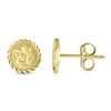 Thumbnail Image 1 of Diamond-Cut Angel Stud Earrings 14K Yellow Gold