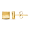 Thumbnail Image 1 of Square Stud Earrings 14K Yellow Gold