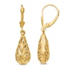 Thumbnail Image 1 of Diamond-Cut Dangle Earrings 14K Yellow Gold