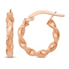 Thumbnail Image 0 of Twisted Hoop 14K Rose Gold