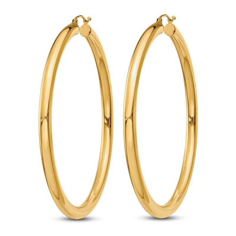 Hoop Earrings 14K Yellow Gold