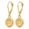 Thumbnail Image 2 of Diamond-Cut Dangle Earrings 14K Yellow Gold