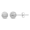 Thumbnail Image 1 of Diamond-Cut Ball Stud Earrings 14K White Gold