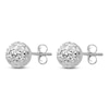 Thumbnail Image 2 of Diamond-Cut Ball Stud Earrings 14K White Gold