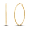 Thumbnail Image 1 of Round Tube Hoop Earrings 10K Yellow Gold