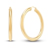 Thumbnail Image 1 of Round Tube Hoop Earrings 14K Yellow Gold