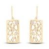 Thumbnail Image 1 of Diamond Drop Earrings 1/8 ct tw Round 10K Yellow Gold