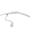 Thumbnail Image 3 of Solid Valentino Chain Choker 14K White Gold 11.5&quot; Adj.