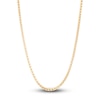 Thumbnail Image 0 of LUSSO by Italia D'Oro Popcorn Chain Necklace 14K Yellow Gold 24" 3mm