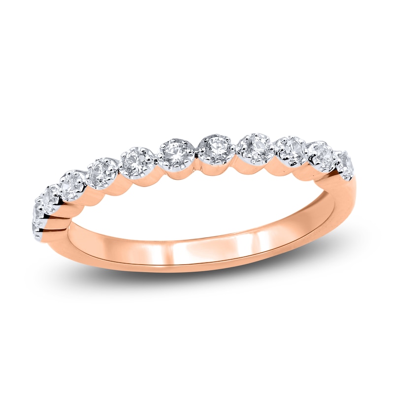 Diamond Wedding Band 1/5 ct tw Round 14K Rose Gold | Jared