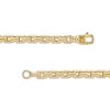 Thumbnail Image 1 of LUSSO by Italia D'Oro Men's Square Link Chain Necklace 14K Yellow Gold 22" 6mm