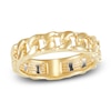 Thumbnail Image 1 of LUSSO by Italia D'Oro Men's Curb Ring 14K Yellow Gold