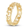 Thumbnail Image 2 of LUSSO by Italia D'Oro Men's Curb Ring 14K Yellow Gold