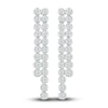 Thumbnail Image 1 of Diamond Dangle Earrings 1/2 ct tw Round 10K White Gold