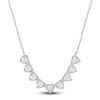 Thumbnail Image 1 of Diamond Heart Necklace 1/4 ct tw Round 14K White Gold 17&quot;