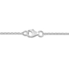 Thumbnail Image 2 of Diamond Heart Necklace 1/4 ct tw Round 14K White Gold 17&quot;