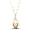 Thumbnail Image 1 of Le Vian Diamond Pendant Necklace 1/3 ct tw Round 14K Honey Gold 19&quot;