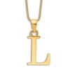 Thumbnail Image 1 of Initial L Necklace 14K Yellow Gold 18&quot;