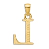 Thumbnail Image 3 of Initial L Necklace 14K Yellow Gold 18&quot;