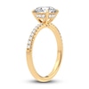 Thumbnail Image 2 of Lab-Created Diamond Engagement Ring 2-1/4 ct tw Round 14K Yellow Gold