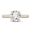 Thumbnail Image 3 of Lab-Created Diamond Engagement Ring 2-1/4 ct tw Round 14K Yellow Gold