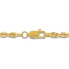 Thumbnail Image 2 of Solid Glitter Rope Necklace 14K Yellow Gold 22&quot; 3.0mm