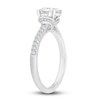 Thumbnail Image 2 of Diamond Engagement Ring 3/4 ct tw Baguette-cut 14K White Gold