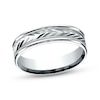 Thumbnail Image 1 of Wheat Milgrain Wedding Band 14K White Gold 6.0mm