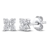 Thumbnail Image 2 of Diamond Earrings 1/2 ct tw Round 14K White Gold