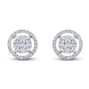 Thumbnail Image 1 of Princess, Marquise & Round-Cut Diamond Earrings 3/4 ct tw 14K White Gold