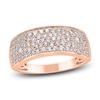 Thumbnail Image 1 of Multi-Row Diamond Anniversary Ring 3/4 ct tw 14K Rose Gold