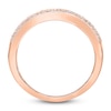 Thumbnail Image 2 of Multi-Row Diamond Anniversary Ring 3/4 ct tw 14K Rose Gold