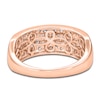 Thumbnail Image 3 of Multi-Row Diamond Anniversary Ring 3/4 ct tw 14K Rose Gold