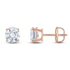 Thumbnail Image 1 of Round-Cut Diamond Solitaire Stud Earrings 1-1/5 ct tw 14K Rose Gold (I/I2)