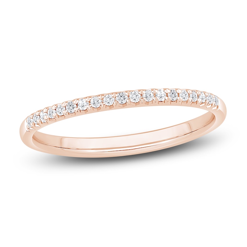 Main Image 1 of Diamond Anniversary Ring 1/10 ct tw 14K Rose Gold