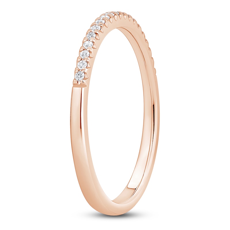 Main Image 2 of Diamond Anniversary Ring 1/10 ct tw 14K Rose Gold