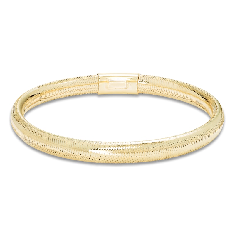 Main Image 1 of Italia D'Oro Stretch Bracelet 14K Yellow Gold