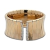 Thumbnail Image 3 of Italia D'Oro Diamond-Cut Cleopatra Concave Ring 14K Two-Tone Gold