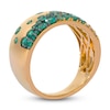 Thumbnail Image 1 of Le Vian Tramonto D'Oro Natural Emerald Ring 1/10 ct tw Diamonds 14K Honey Gold
