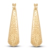 Thumbnail Image 1 of Diamond-Cut Puff Hoop Earrings 10K Yellow Gold 22.6mm