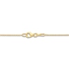 Thumbnail Image 2 of Italia D'Oro Bamboo Circle Necklace 14K Yellow Gold 18"