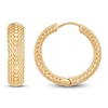 Thumbnail Image 0 of Mesh Huggie Hoop Earrings 14K Yellow Gold