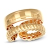 Thumbnail Image 1 of Italia D'Oro Two-Row Twist Cuff Ring 14K Yellow Gold